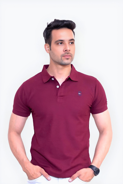 Tommy Hilfiger Polo Shirt- Maroon